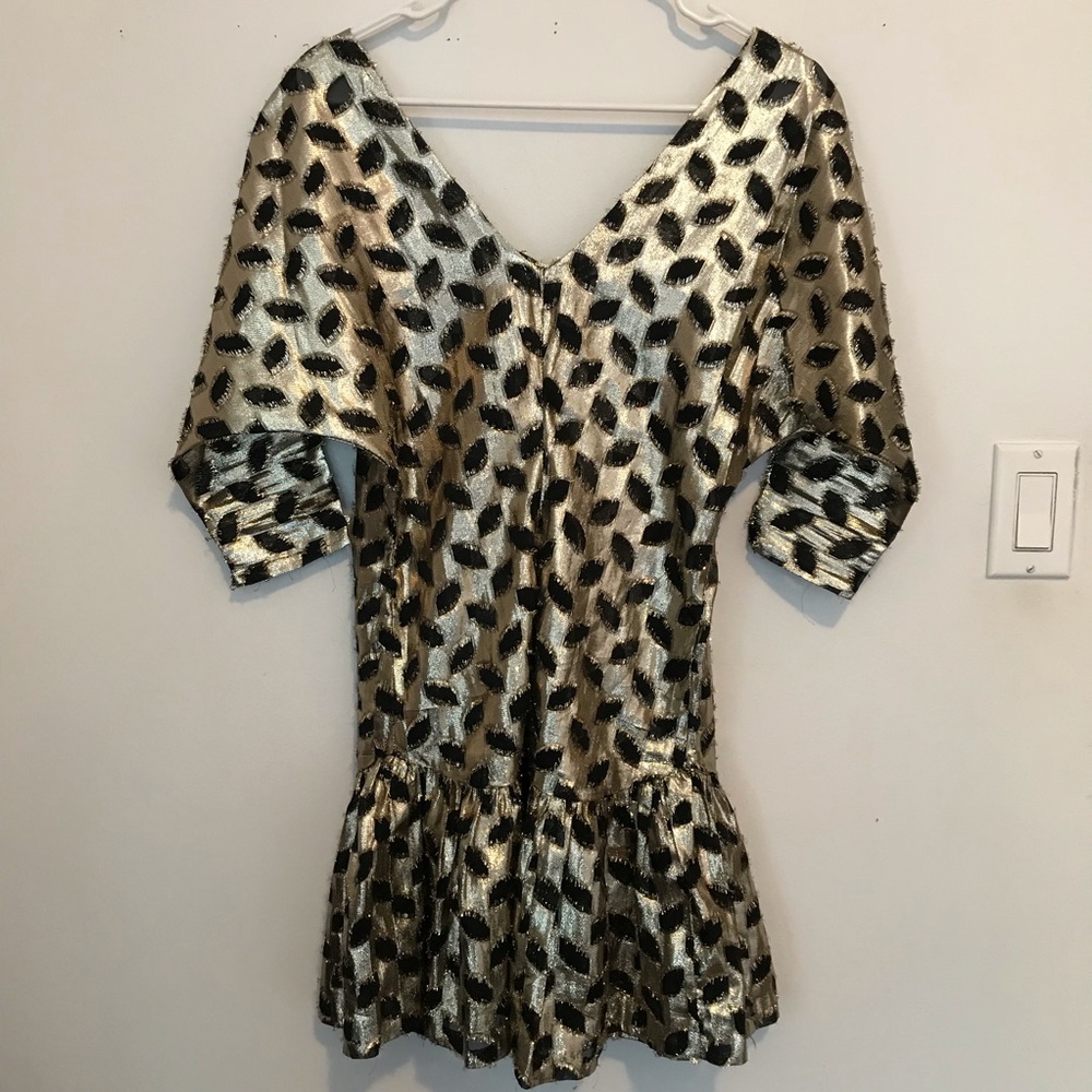 Vintage metallic party dress